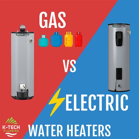 lp gas vs electric water heater